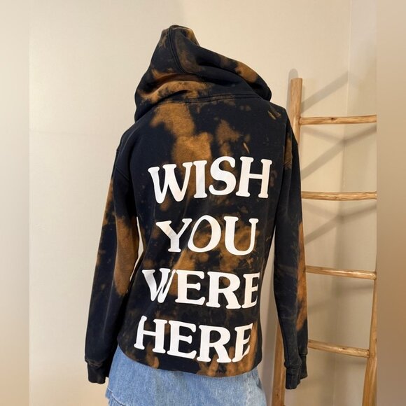 Astroworld Tie-Dye Hoodie Travis Scott "Wish You Were Here" Back Print Tie Die O - Picture 6 of 8